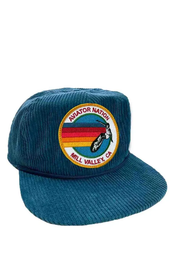 WomenMen Trucker Hats Aviator Nation Signature Mlvy 8211 Vintage Corduroy Trucker