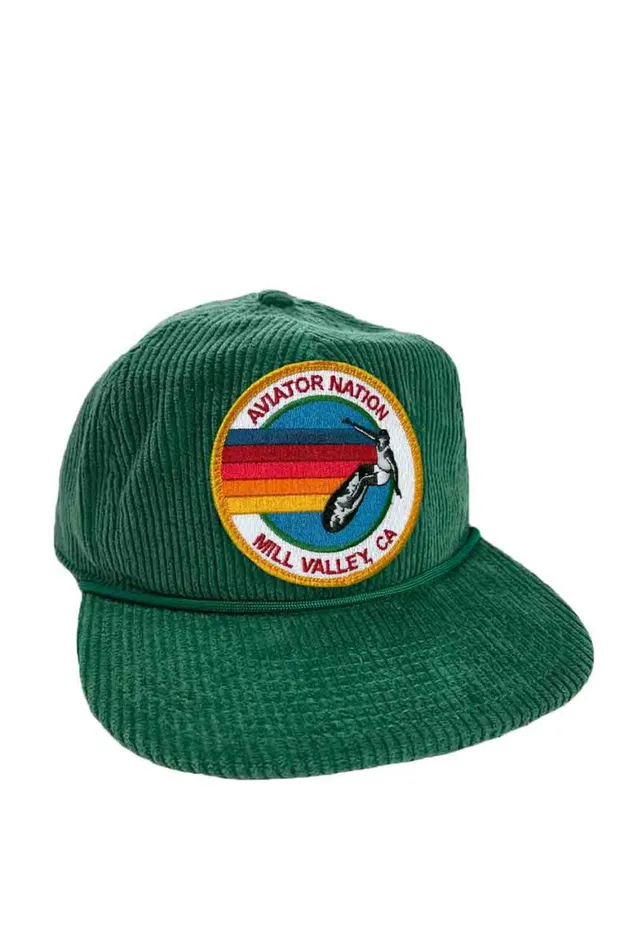 WomenMen Trucker Hats Aviator Nation Signature Mlvy 8211 Vintage Corduroy Trucker