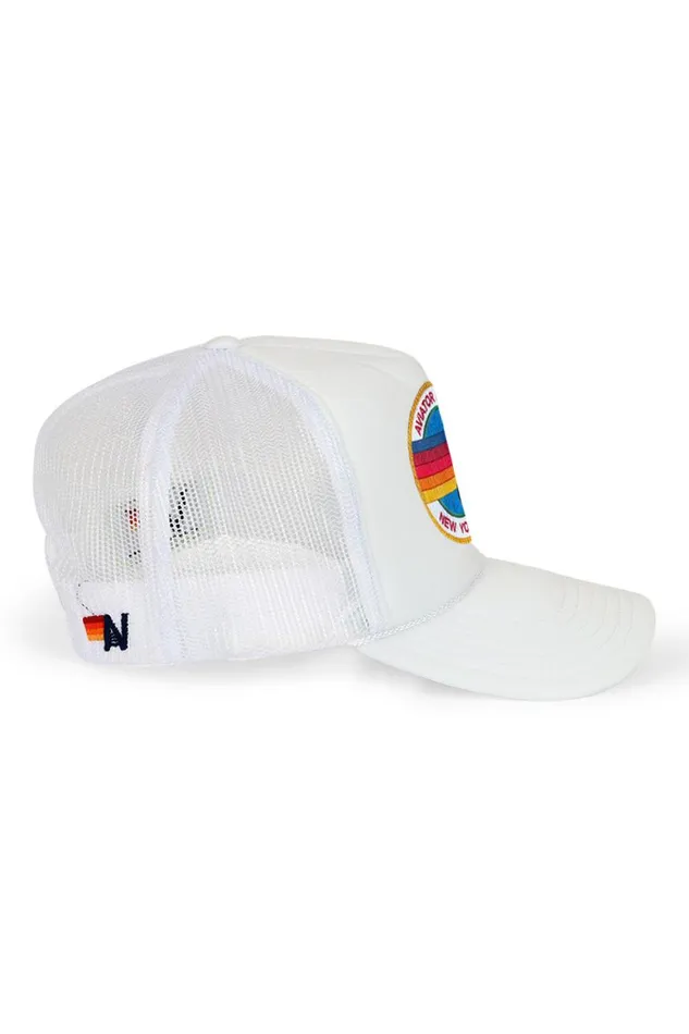 WomenMen Trucker Hats Aviator Nation Signature New York City 8211 Vintage Low Rise Trucker
