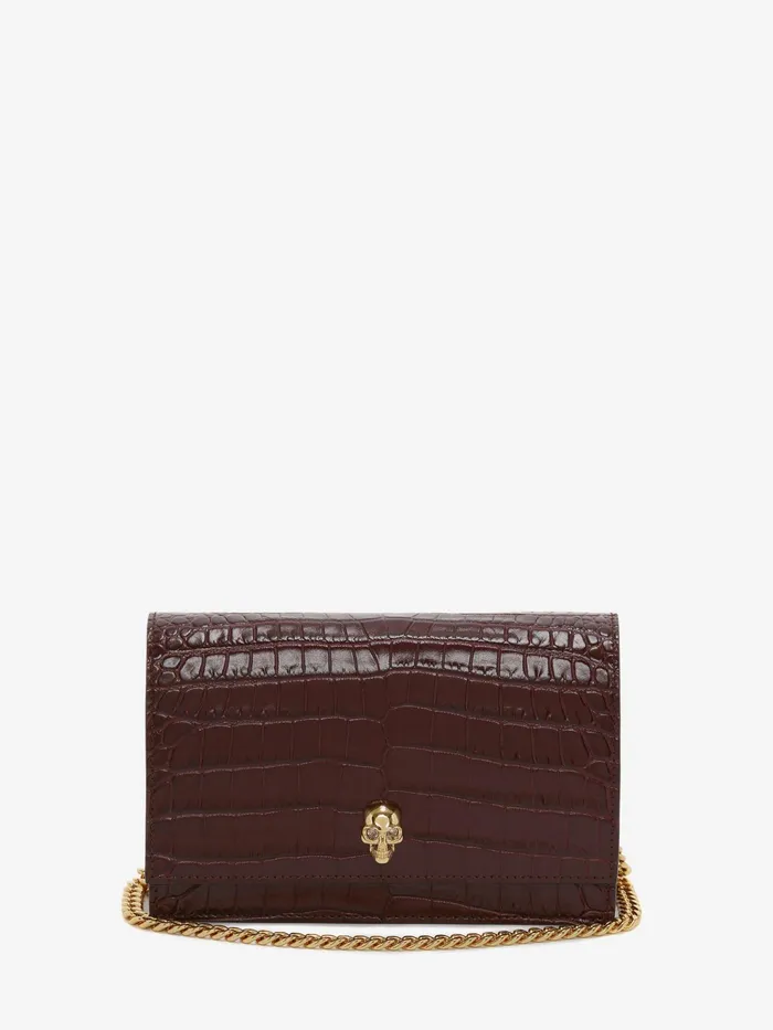 Women Mini Bags Alexander McQueen Small Skull Bag Red