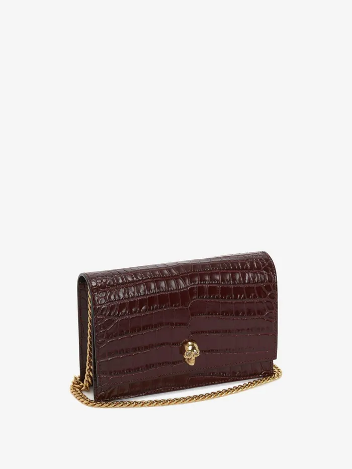 Women Mini Bags Alexander McQueen Small Skull Bag Red