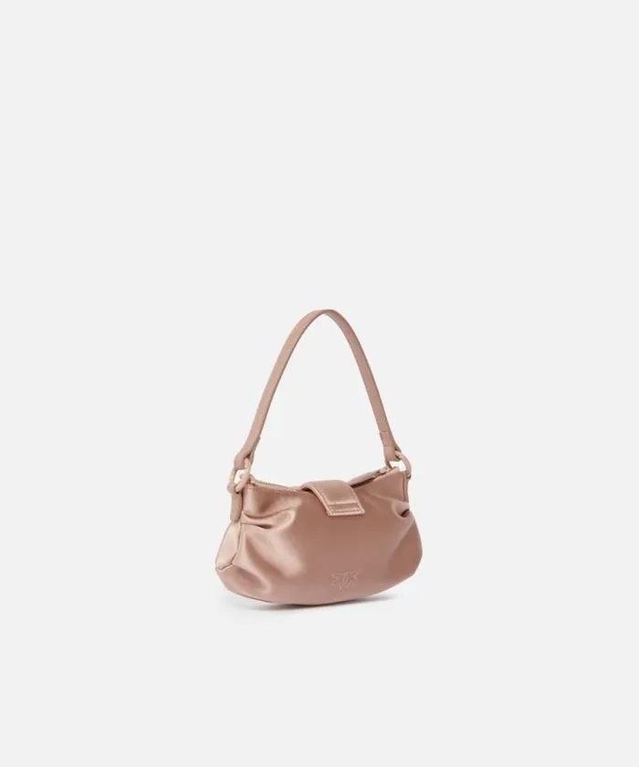 Women Mini Bags Pinko Duchesse Clutch With Heartshaped Buckle Powder Pinkblock Colour Women Mini Bags Pinko Duchesse Clutch With Heartshaped Buckle Powder Pinkblock Colour