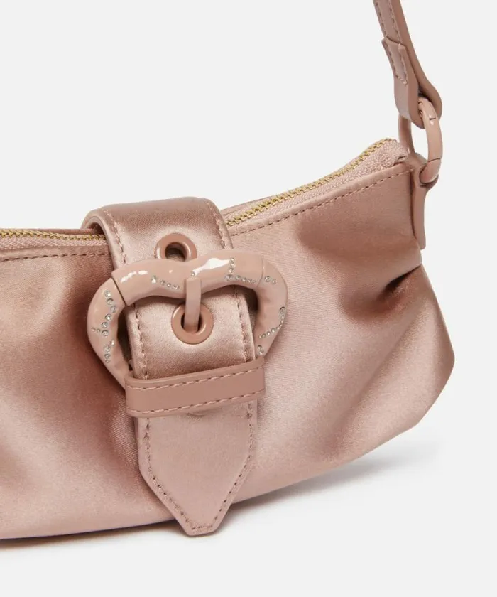 Women Mini Bags Pinko Duchesse Clutch With Heartshaped Buckle Powder Pinkblock Colour Women Mini Bags Pinko Duchesse Clutch With Heartshaped Buckle Powder Pinkblock Colour