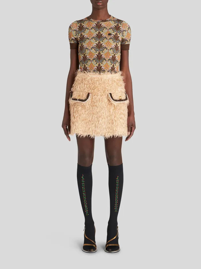 Women Mini Skirt With Edging Etro Skirts