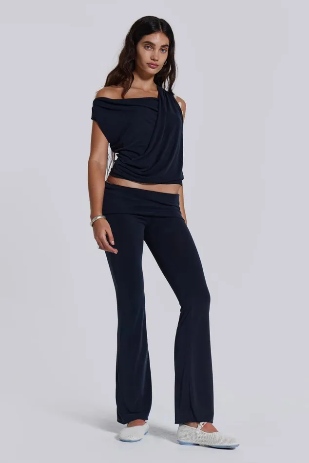 Women Mira Soft Touch Drape Top Jaded London CoOrds