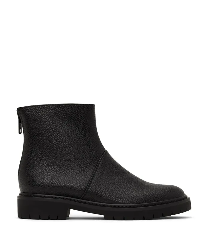 Women Mirra Vegan Combat Boots Black Matt and Nat Boots