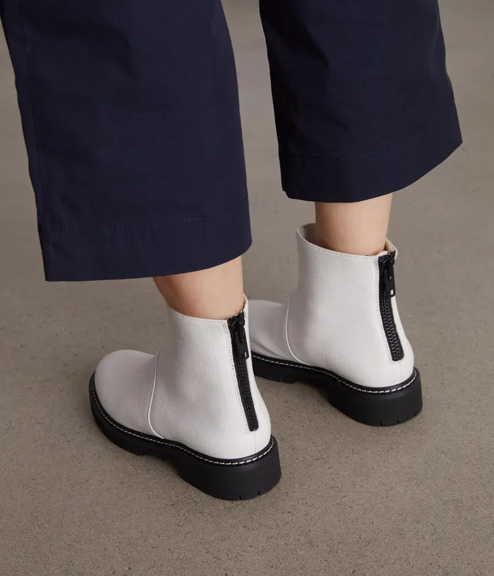 Women Mirra Vegan Combat Boots Black Matt and Nat Boots