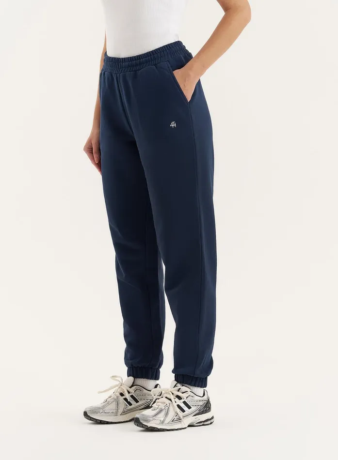 Women Navy Branded Cuffed Jogger Ellie 4th and Reckless Athleisure