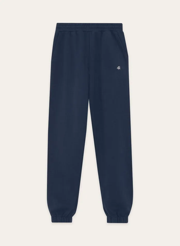 Women Navy Branded Cuffed Jogger Ellie 4th and Reckless Athleisure