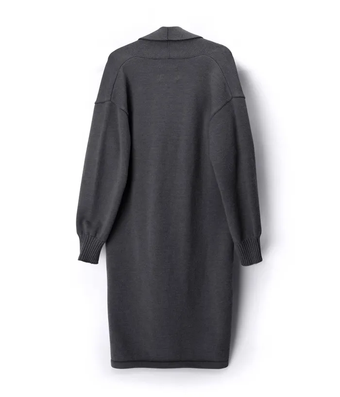 Women Ness KneeLength Cardigan Charcoal Matt and Nat Knitwear