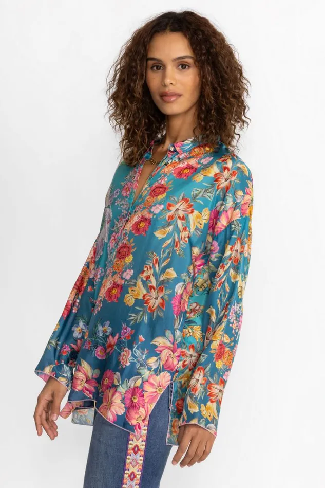 Women NEUTRA MARA BLOUSE Multi Johnny Was Tops Women NEUTRA MARA BLOUSE Multi Johnny Was Tops