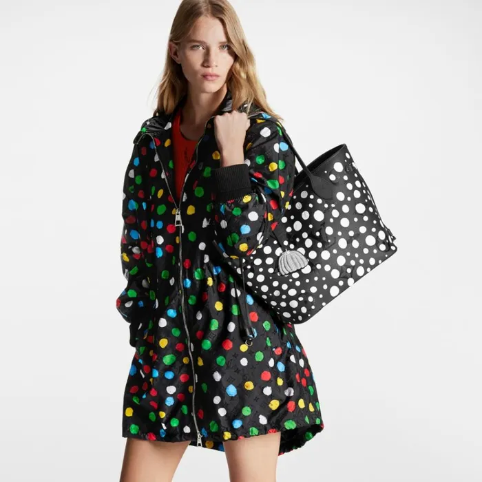 Women Neverfull Bag Louis Vuitton Louis Vuitton LV X YK Neverfull MM M46390 Black White 8211 Louis Vuitton Handbag Store
