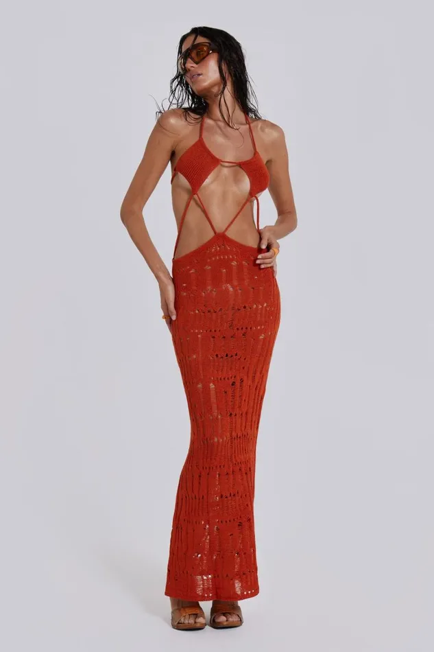 Women Ombre Vendetta Maxi Dress Jaded London Beach Cover Ups
