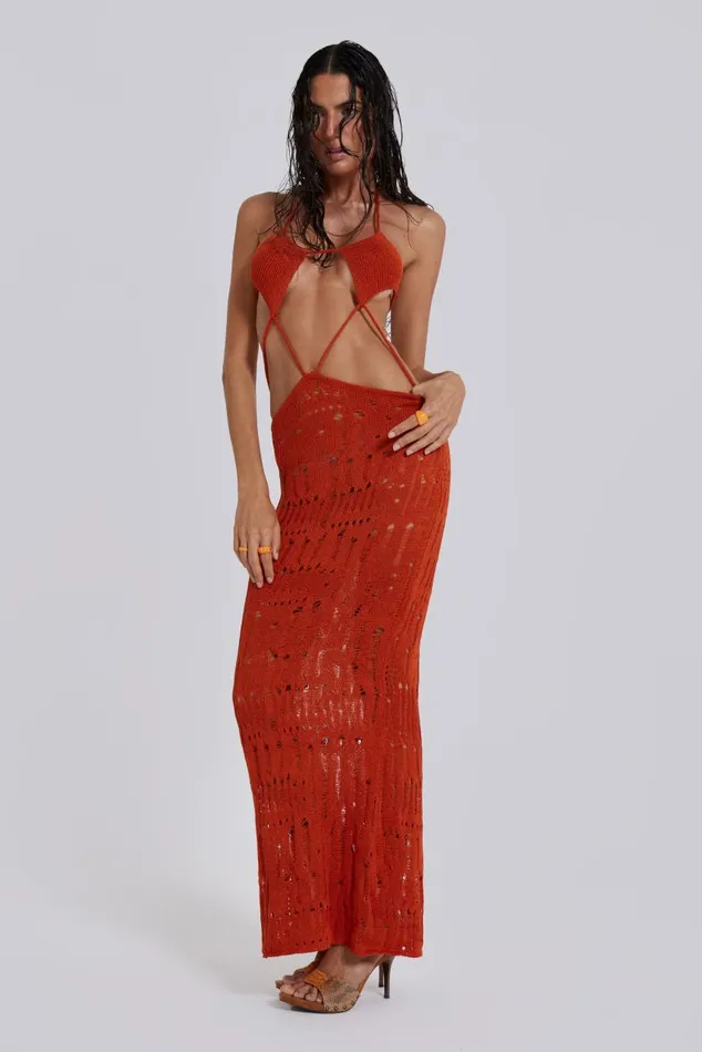Women Ombre Vendetta Maxi Dress Jaded London Beach Cover Ups