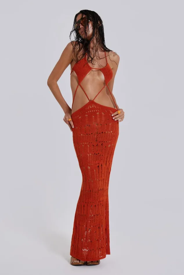 Women Ombre Vendetta Maxi Dress Jaded London Beach Cover Ups