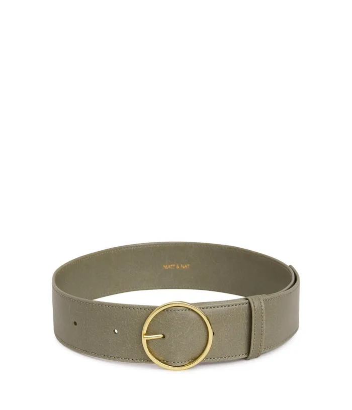 Women Ora Vegan Wide Belt Sage Matt and Nat Belts