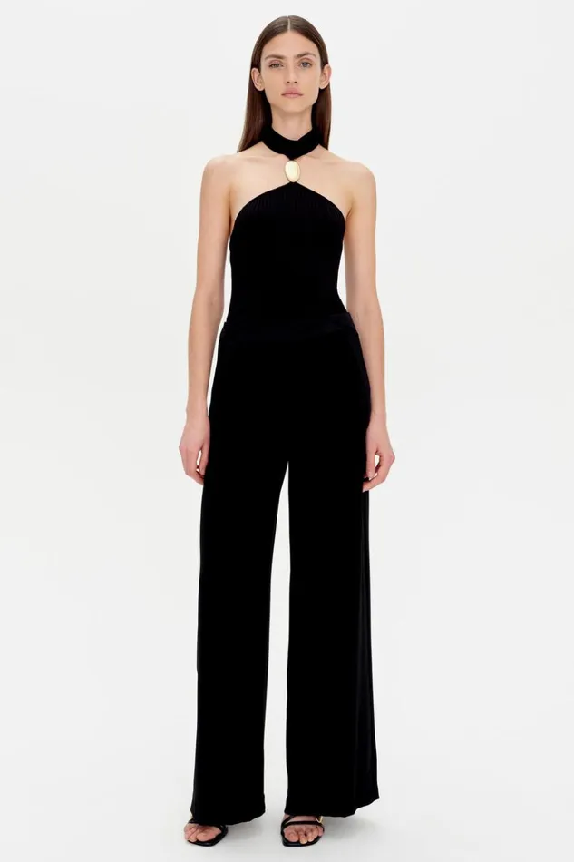 Women Palladia Pant Black Jonathan Simkhai Pants and Bottoms