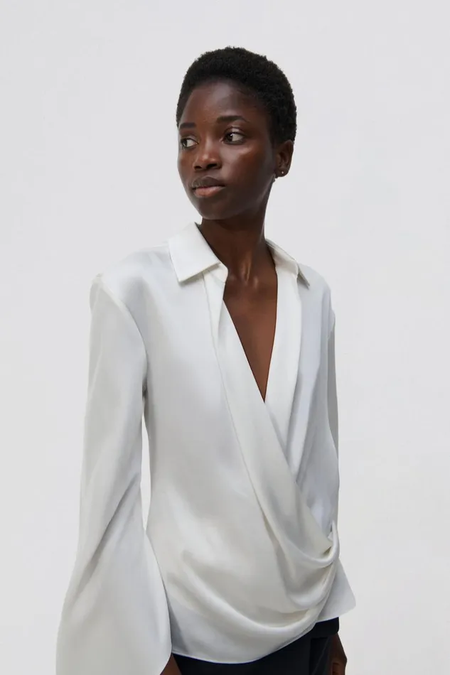 Women Paradisa Top Ivory Jonathan Simkhai Tops and Bodysuits