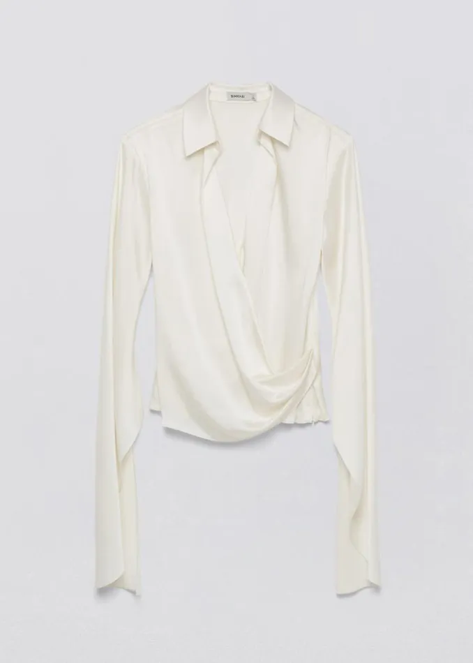 Women Paradisa Top Ivory Jonathan Simkhai Tops and Bodysuits