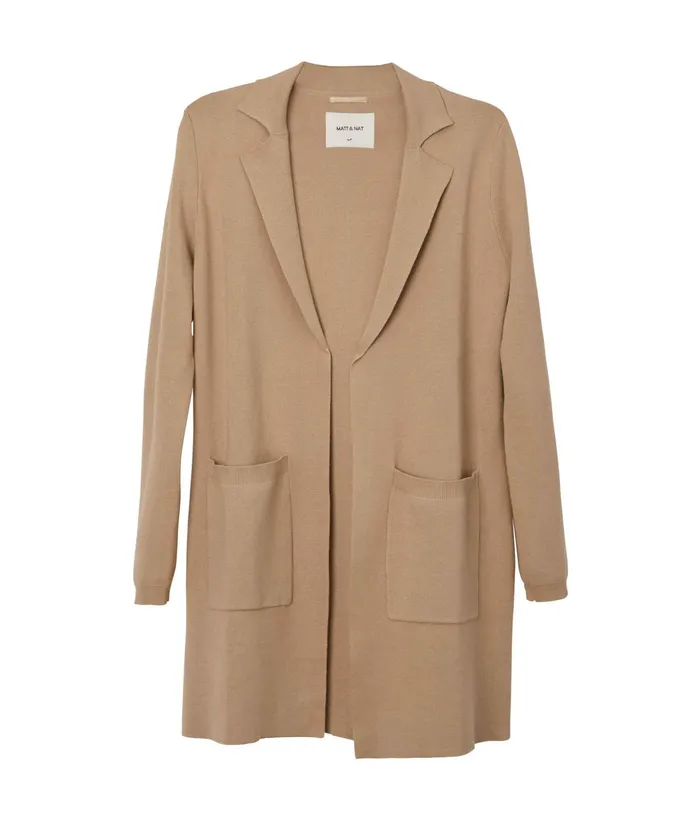 Women Parkes WomenS Open Front Cardigan Blush Matt and Nat Knitwear