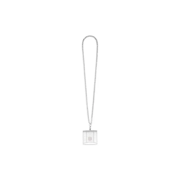 Women Phone Accessories and Keyrings Balenciaga Hourglass Earpods Holder Metallized In Silver Women Phone Accessories and Keyrings Balenciaga Hourglass Earpods Holder Metallized In Silver