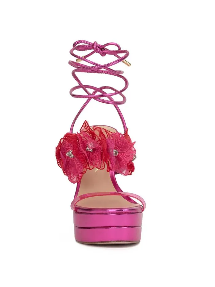 Women Platforms Jessica Simpson Iyla Flower Double Platform Sandal In Pink