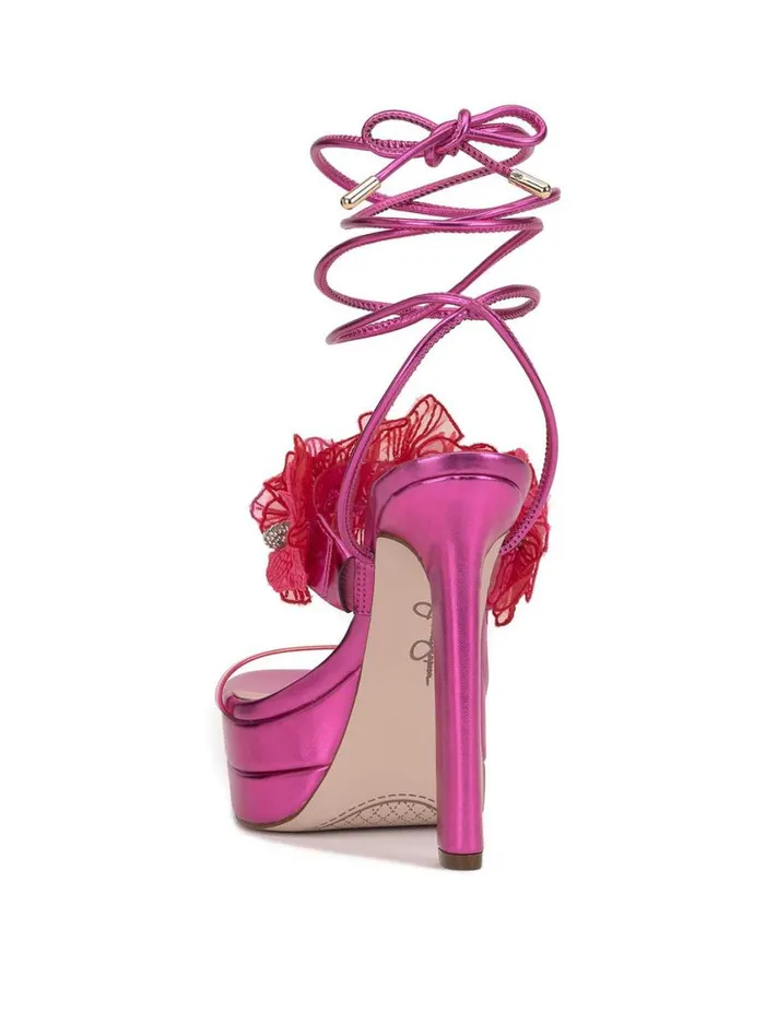 Women Platforms Jessica Simpson Iyla Flower Double Platform Sandal In Pink