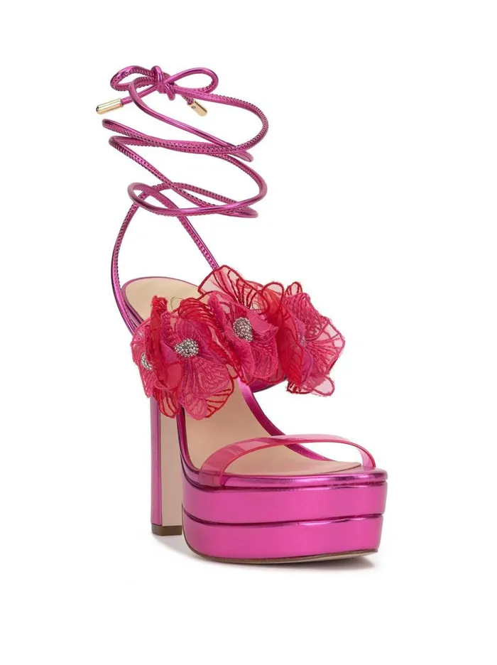 Women Platforms Jessica Simpson Iyla Flower Double Platform Sandal In Pink