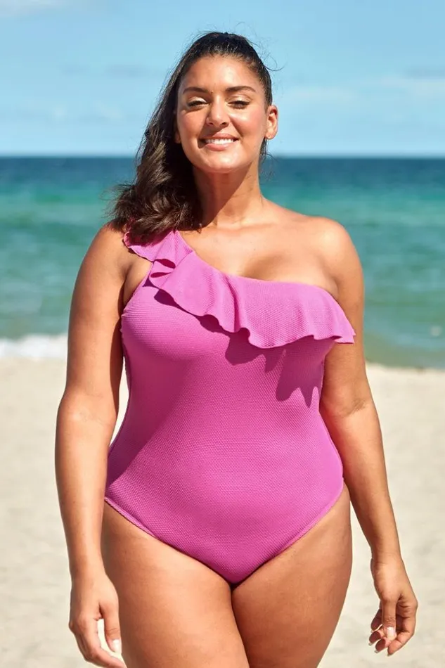 Women Plus Size and Curve Swimsuits Cupshe Felicia Pink One Shoulder Plus Size One Piece Swimsuit Pink Women Plus Size and Curve Swimsuits Cupshe Felicia Pink One Shoulder Plus Size One Piece Swimsuit Pink