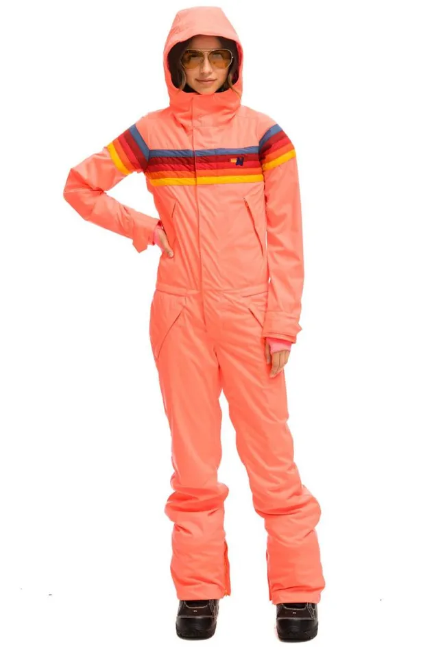 Women Powder Suits Aviator Nation 3 Layer Powder Suit 8211 Neon Flamingo