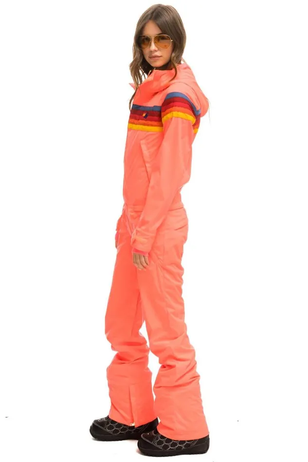 Women Powder Suits Aviator Nation 3 Layer Powder Suit 8211 Neon Flamingo