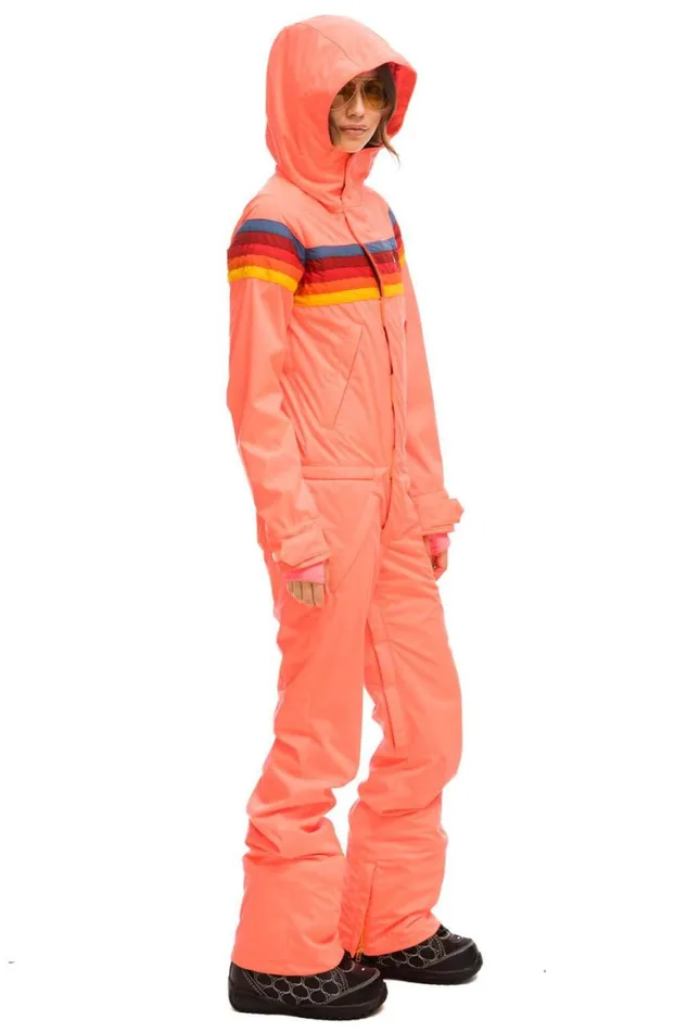 Women Powder Suits Aviator Nation 3 Layer Powder Suit 8211 Neon Flamingo
