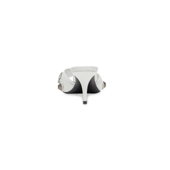 Women Pumps and Heels Balenciaga Cagole 70mm Sandal In White