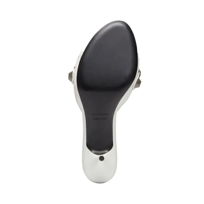 Women Pumps and Heels Balenciaga Cagole 70mm Sandal In White
