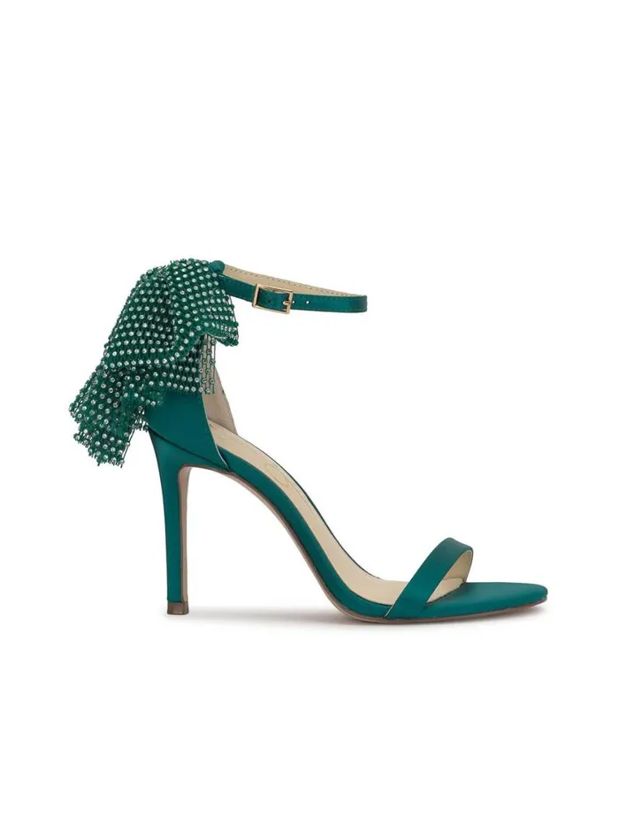 Women Pumps Jessica Simpson Moure Bow Heel In Gem Green
