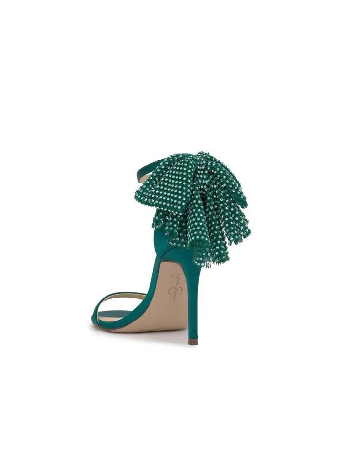 Women Pumps Jessica Simpson Moure Bow Heel In Gem Green