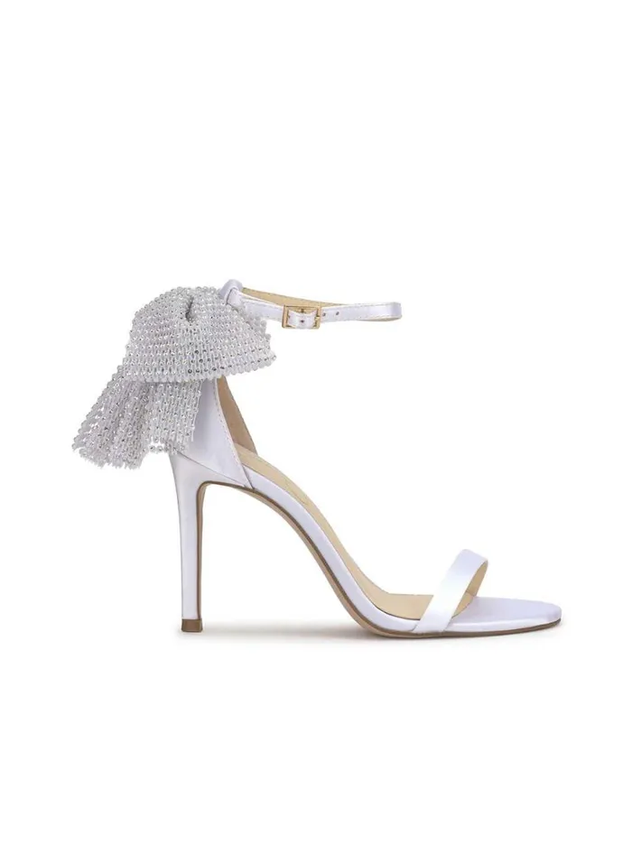 Women Pumps Jessica Simpson Moure Bow Heel In White