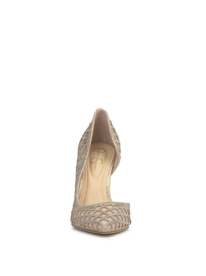 Women Pumps Jessica Simpson Prizma D039Orsay Pump In Champagne