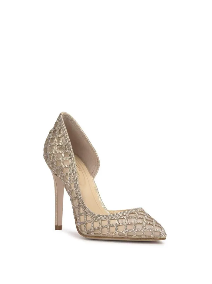 Women Pumps Jessica Simpson Prizma D039Orsay Pump In Champagne