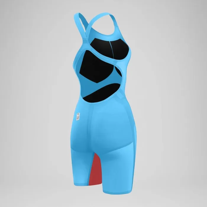 Women Racing Suits Speedo Women039s Fastskin LZR Pure Valor 20 Openback Kneeskin BlueRed Women Racing Suits Speedo Women039s Fastskin LZR Pure Valor 20 Openback Kneeskin BlueRed