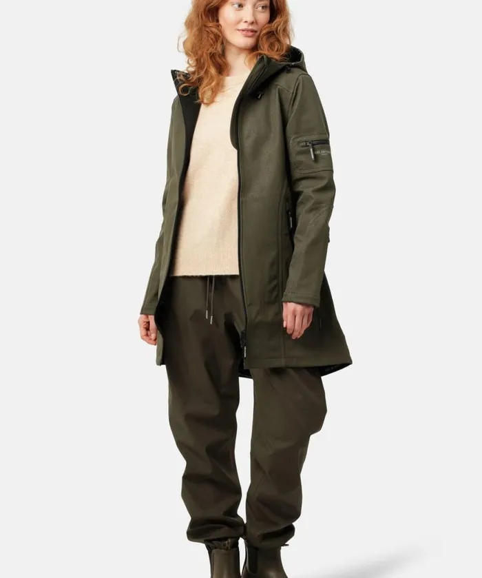 Women Raincoats Ilse Jacobsen Raincoat 8211 Army