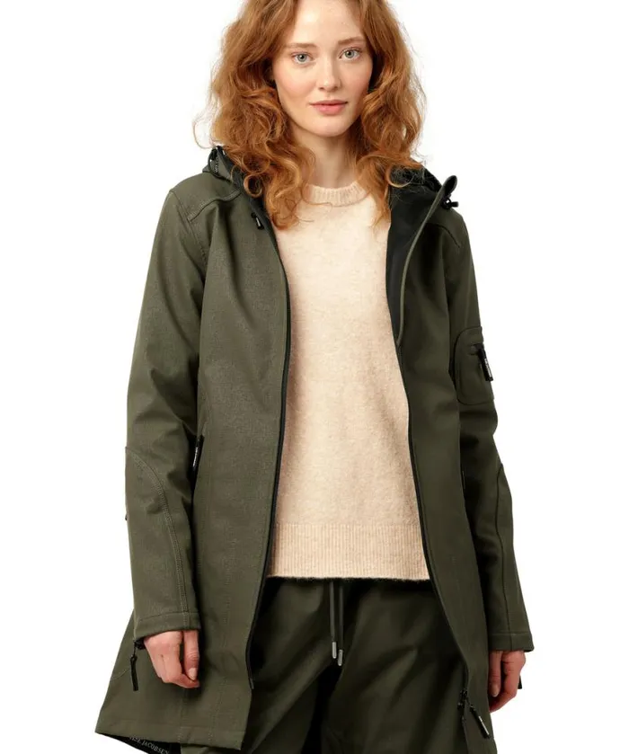 Women Raincoats Ilse Jacobsen Raincoat 8211 Army
