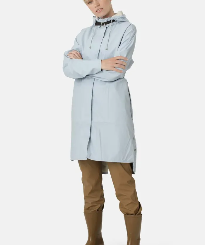 Women Raincoats Ilse Jacobsen Raincoat 8211 Blue Bell