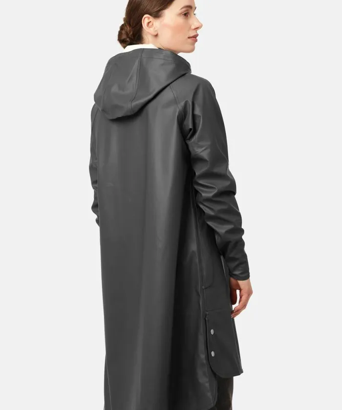 Women Raincoats Ilse Jacobsen Raincoat 8211 Dark Shadow