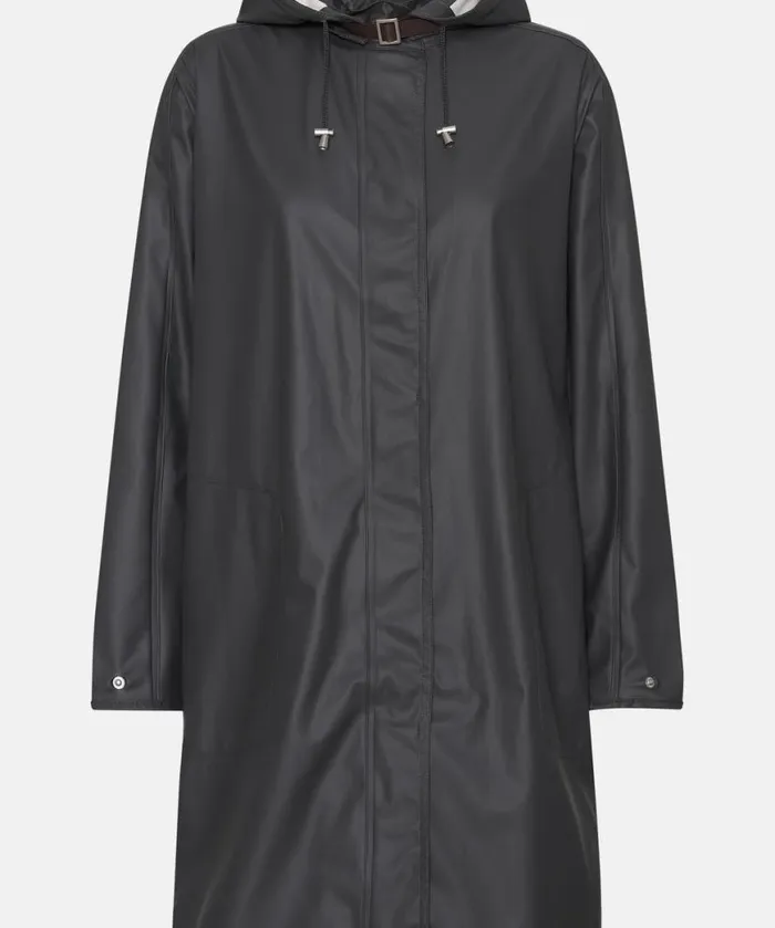 Women Raincoats Ilse Jacobsen Raincoat 8211 Dark Shadow