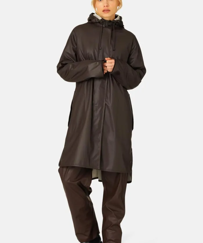 Women Raincoats Ilse Jacobsen Raincoat 8211 Ganache