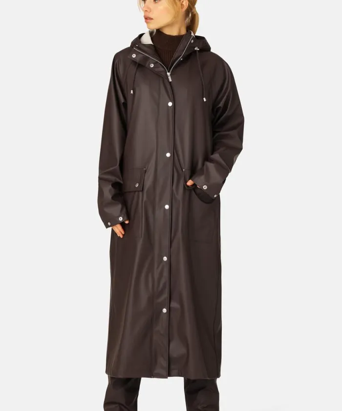 Women Raincoats Ilse Jacobsen Raincoat 8211 Ganache Women Raincoats Ilse Jacobsen Raincoat 8211 Ganache