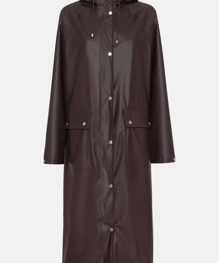 Women Raincoats Ilse Jacobsen Raincoat 8211 Ganache Women Raincoats Ilse Jacobsen Raincoat 8211 Ganache
