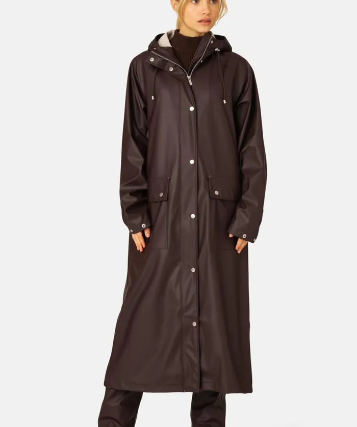 Women Raincoats Ilse Jacobsen Raincoat 8211 Ganache Women Raincoats Ilse Jacobsen Raincoat 8211 Ganache