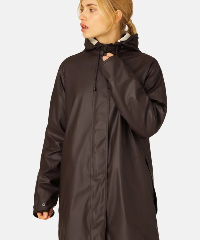 Women Raincoats Ilse Jacobsen Raincoat 8211 Ganache Women Raincoats Ilse Jacobsen Raincoat 8211 Ganache